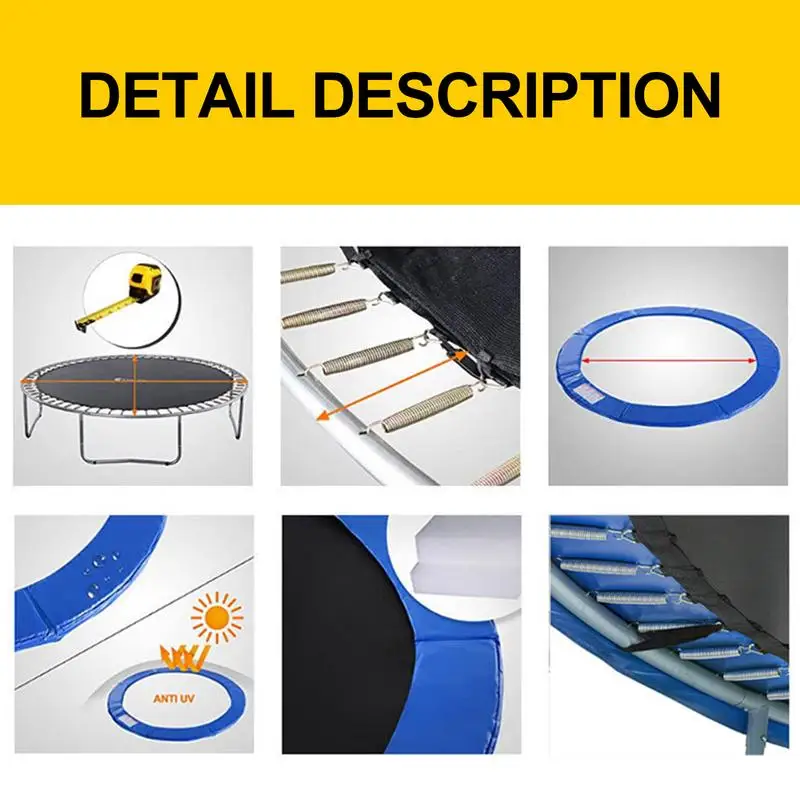Защитный коврик для батута аксессуары защитный круглый пружинный чехол