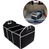 car trunk organizer box large capacity auto storage bag stowing tidying emergency storage box