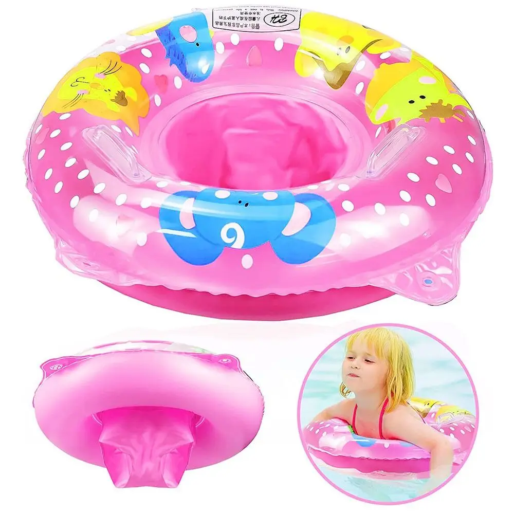 

Летнее безопасное круг для бассейна, Надувное плавающее сиденье с двойной ручкой, детское кольцо для плавания, дополнительные игрушки для плавания