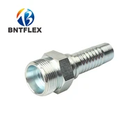 fast delivery zinc plated hydraulic hose crimp fitting
