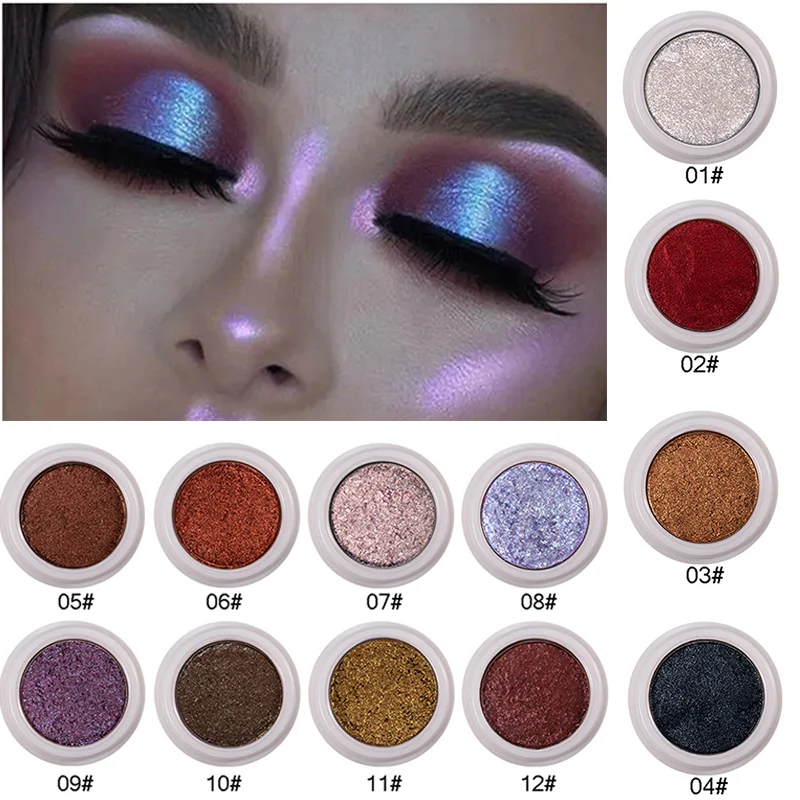 

Eyeshadow Palette Beautiful Female Makeup Girl Cosmetics Shadow of Eyes Make Up Tools Glitter Eye Shadow Eye Flash Highlights
