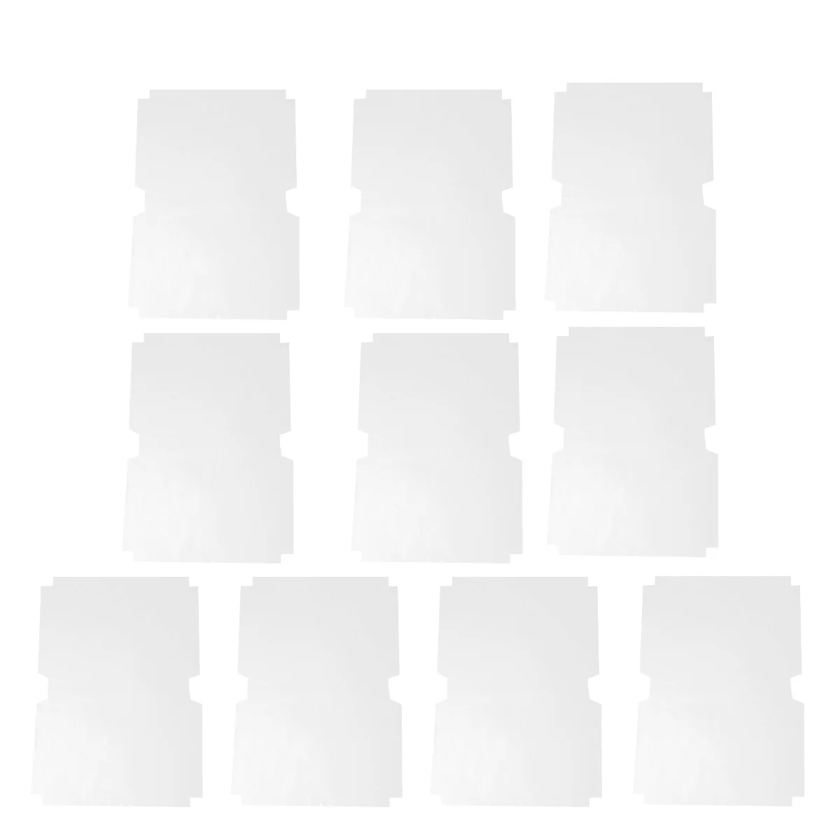 

10Pcs Transparent Book Textbook Clear Protective Film for Student