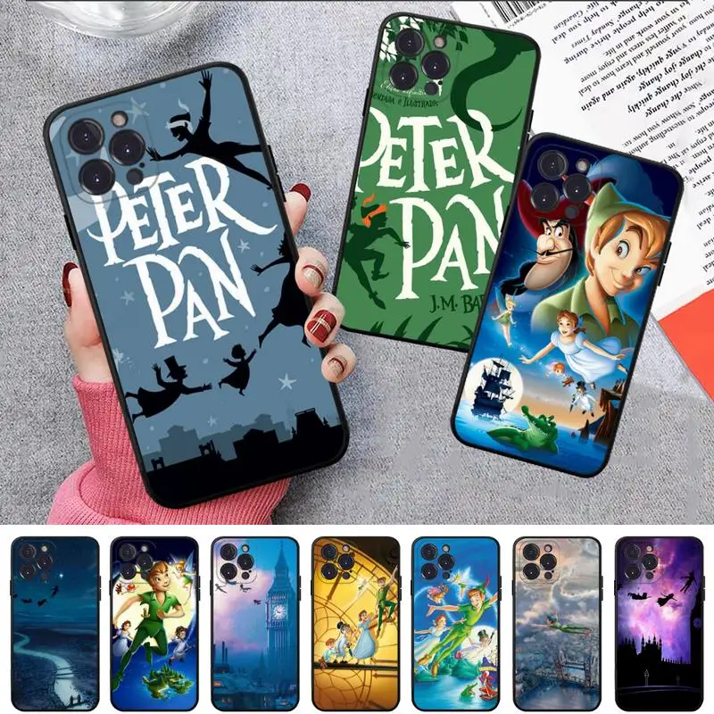 

Disney Peter Pan Phone Case For iPhone 8 7 6 6S Plus X SE 2020 XR XS 14 11 12 13 Mini Pro Max Mobile Case