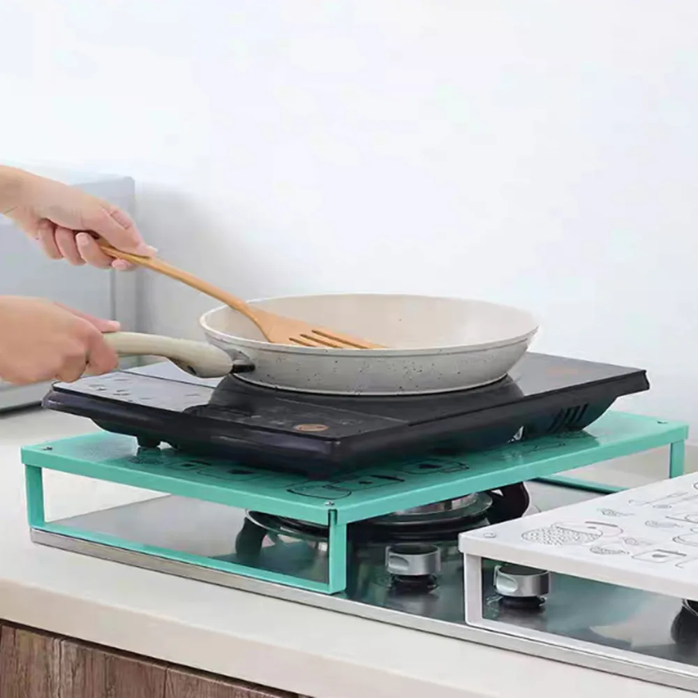 Kitchen Storage Rack Induction Cooker Shelf Bracket Support Microwave Oven Holder Gas Stove Cover Base Tools |