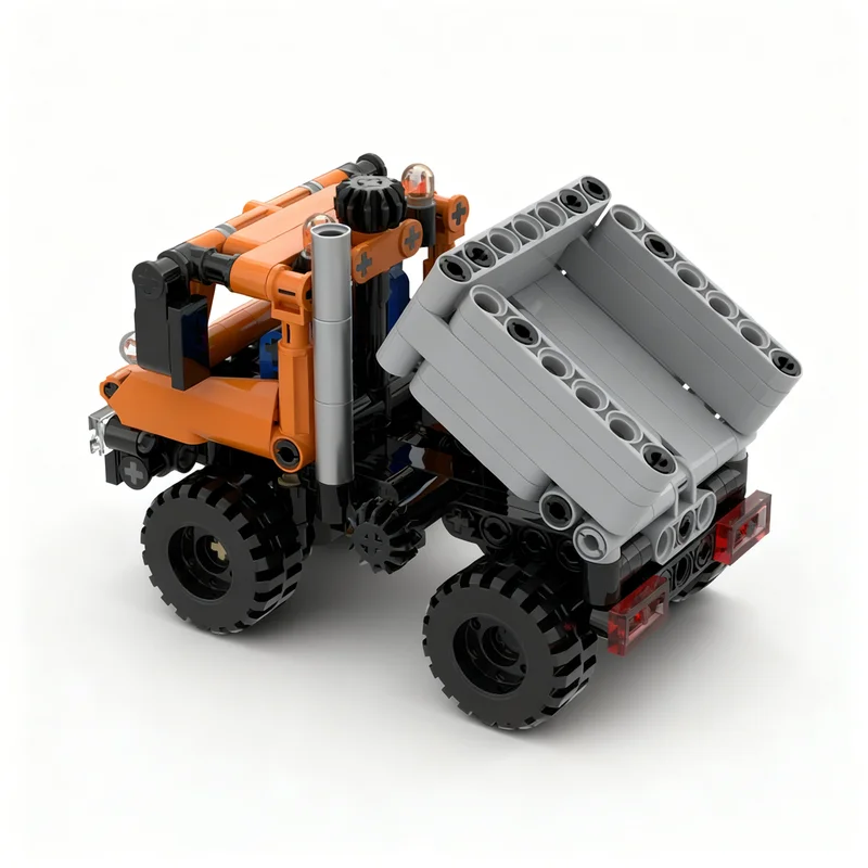 Фото 239 деталей MOC Мини-модель технического Унимога, конструктор, игрушка для самостоятельной сборки, креативный развивающий подарок на праздник, кирпичики №3