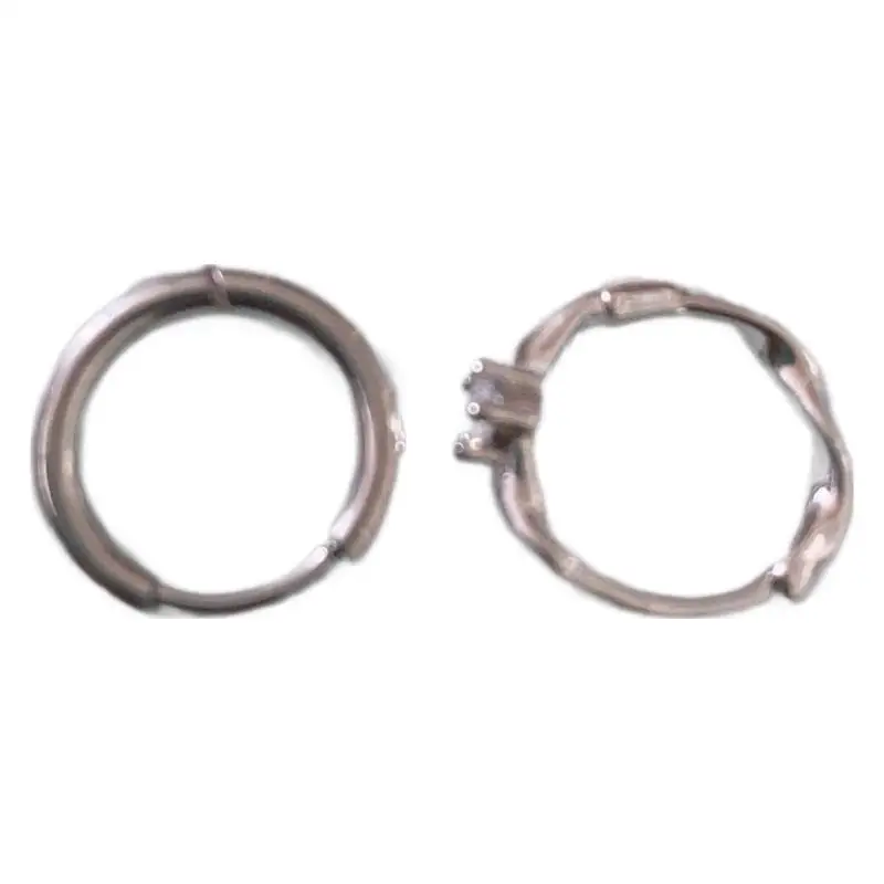 Женские серьги-кольца Faye из циркония