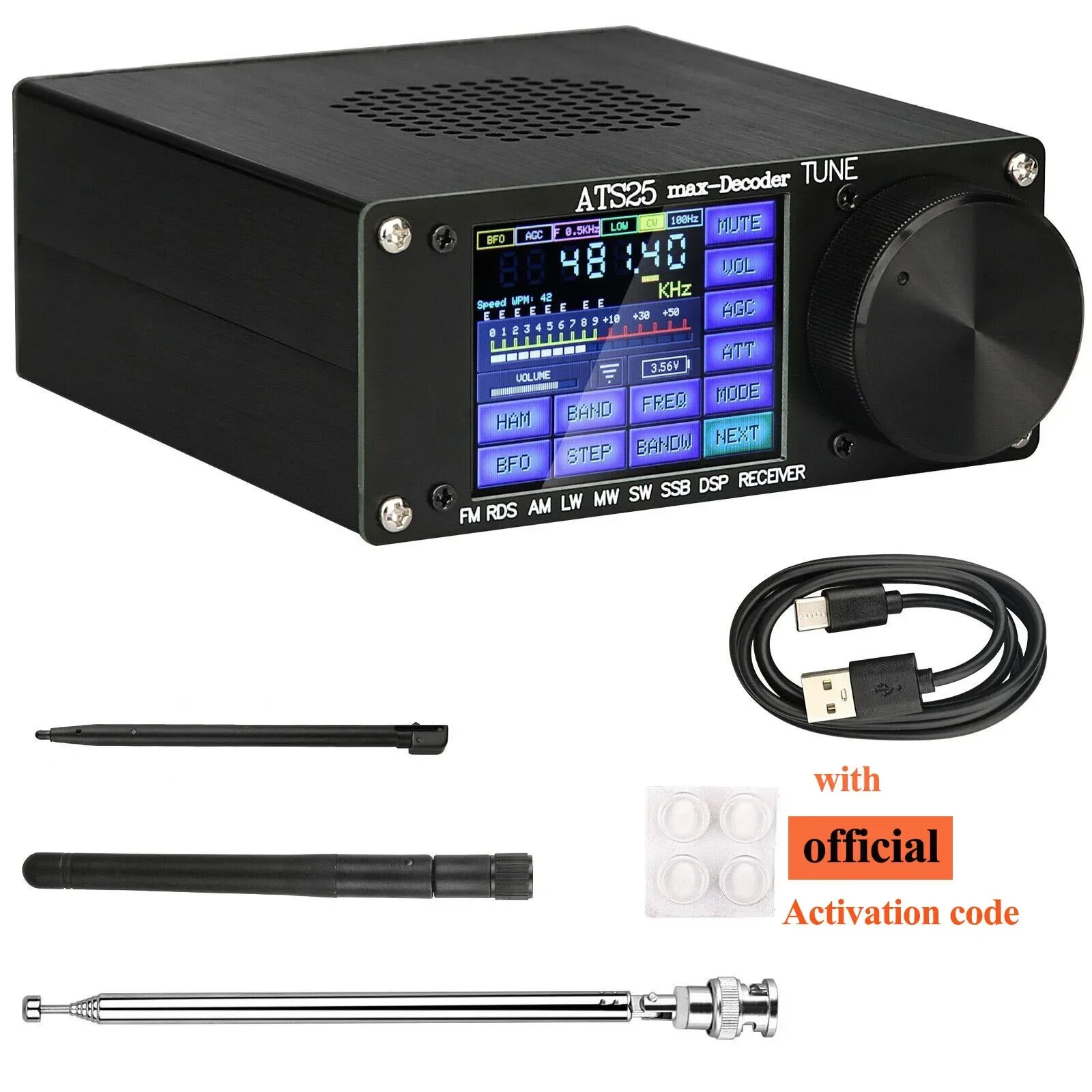 Официальный зарегистрированный код HamGeek 4.17 ATS25Max-декодер Si4732 полнодиапазонный