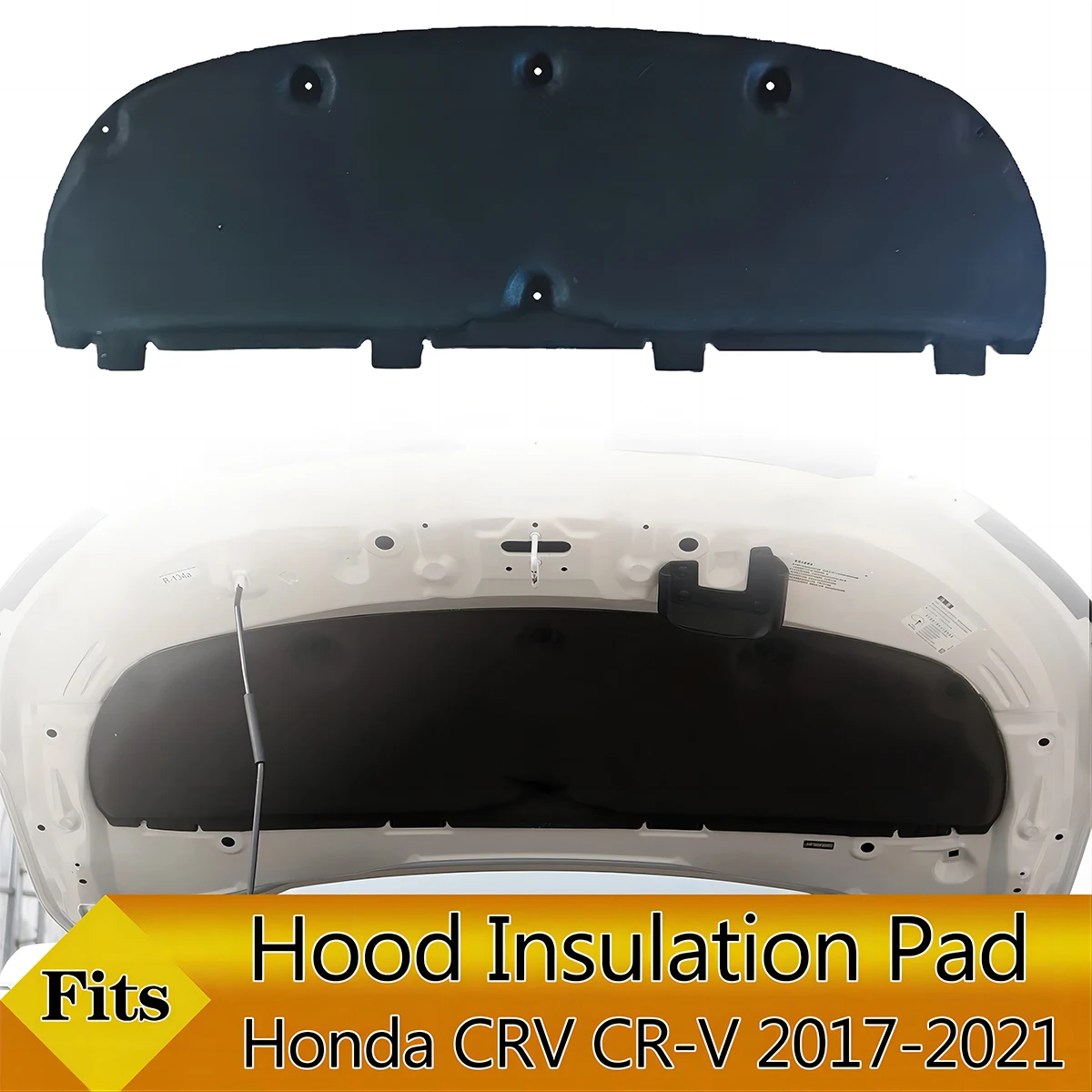 

Передняя изоляционная подкладка для капота двигателя, задняя крышка, пенопластовая, хлопковая, огнеупорная, для Honda CRV звуконепроницаемый коврик 2017-2021