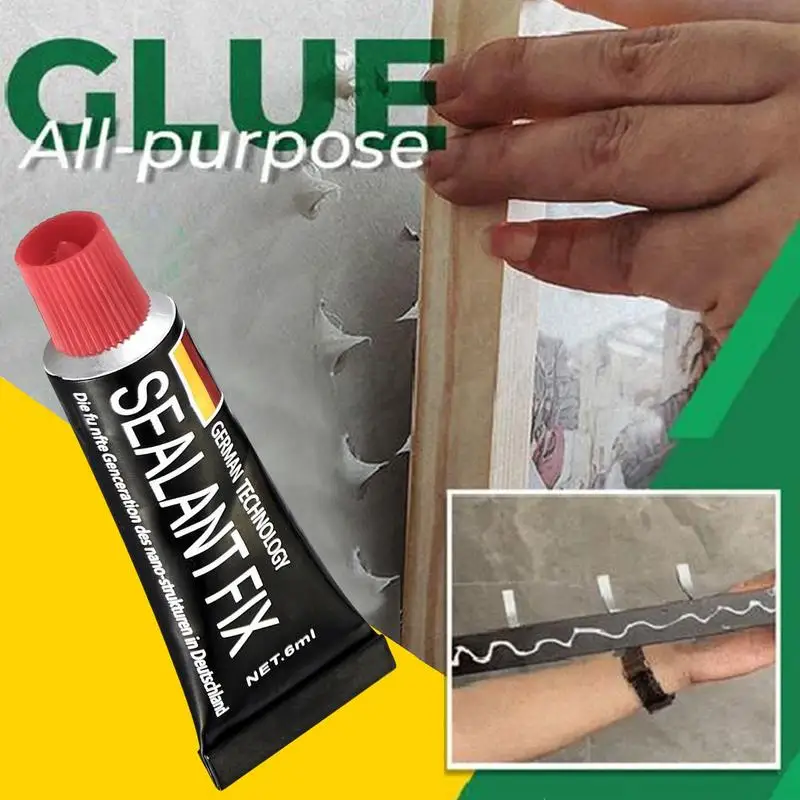 

Суперпрочный Быстросохнущий стеклянный клей, многоцелевой металлический клей, клей, герметик для фиксации без гвоздей, водонепроницаемый ...