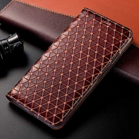 leather flip phone case for xiaomi mi 10 10i 10s 10t pro case 10t lite straw mat pattern phone case