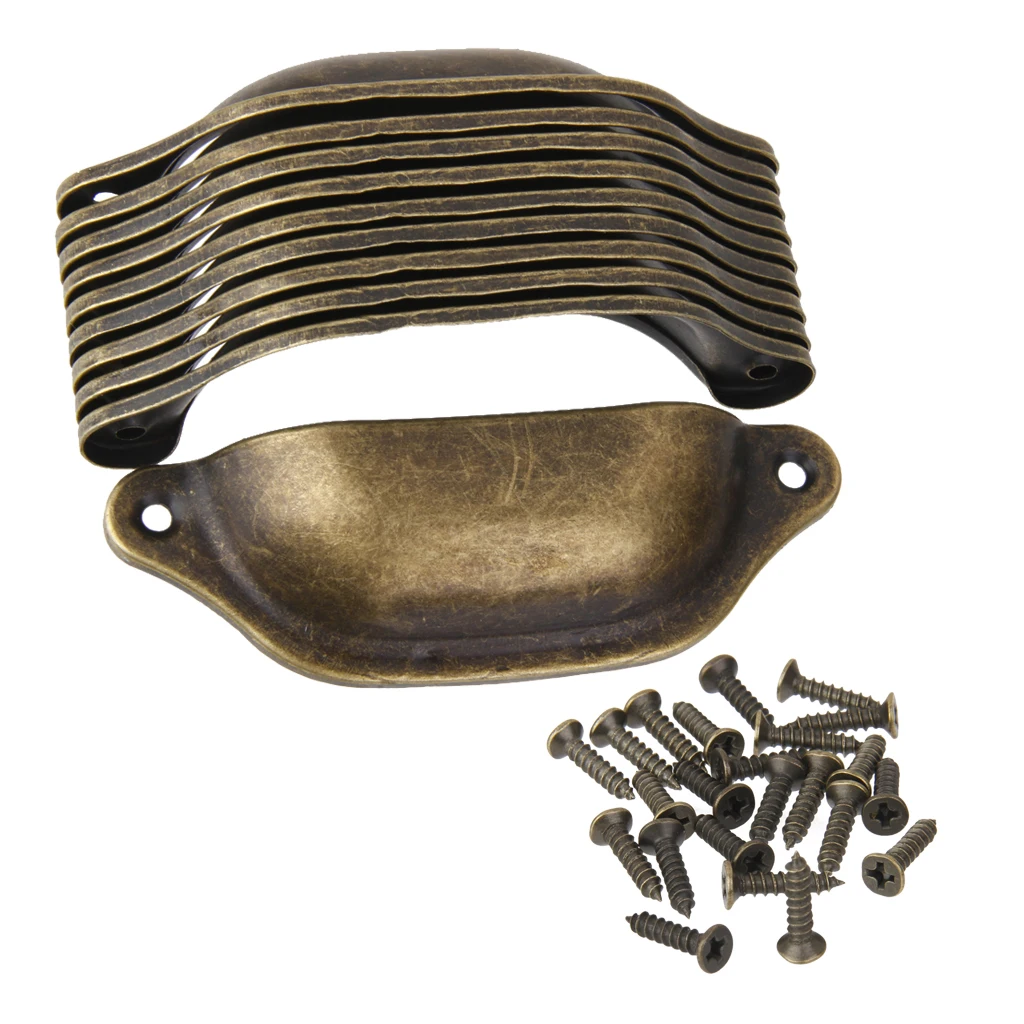 Рукоятки в античном стиле для шкафов чашек мебели комода ручек и 1 шт. |