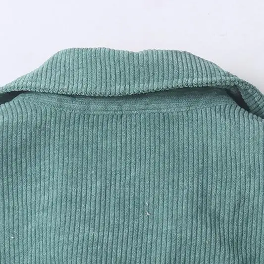 Вельветовая верхняя одежда с лацканами весенне-осенний новый универсальный