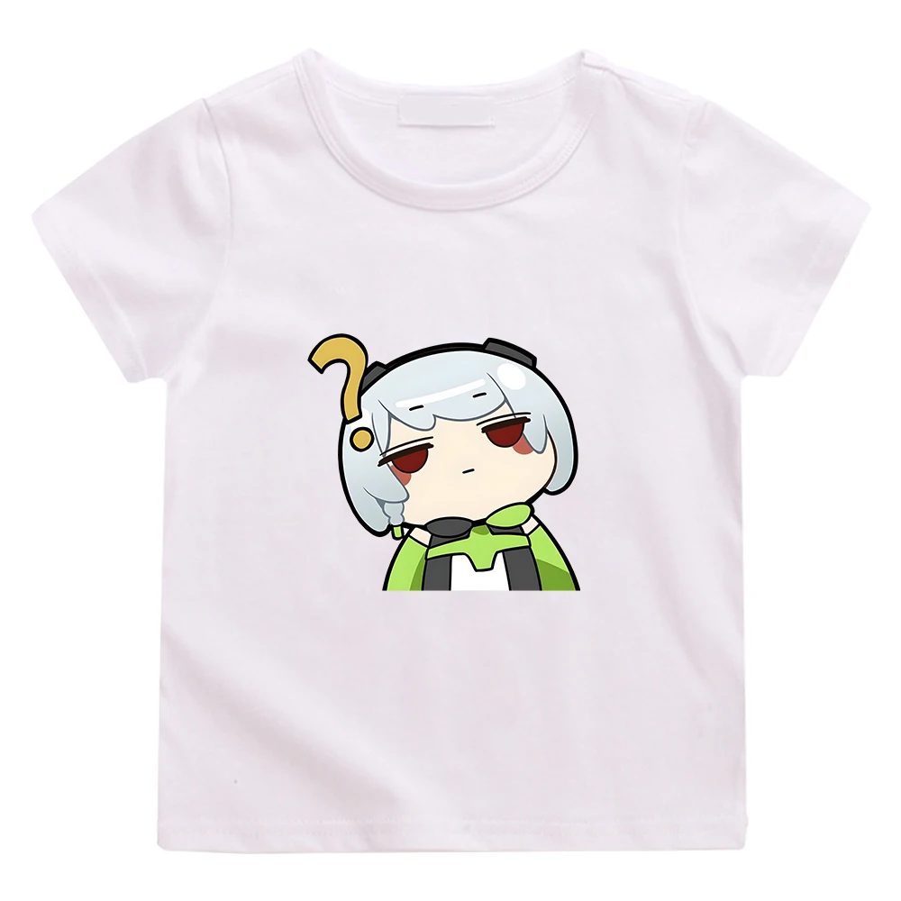 

Zenless Zone Zero ZZZ Anby Facepalm T-shirt Boys and Girls Children Summer Tee-shirt 100% Cotton High Quality Tee Kawaii Graphic