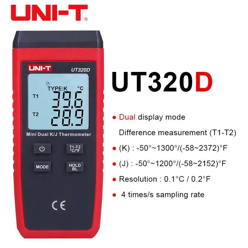 

UNI-T UT320A/UT320D Термометр