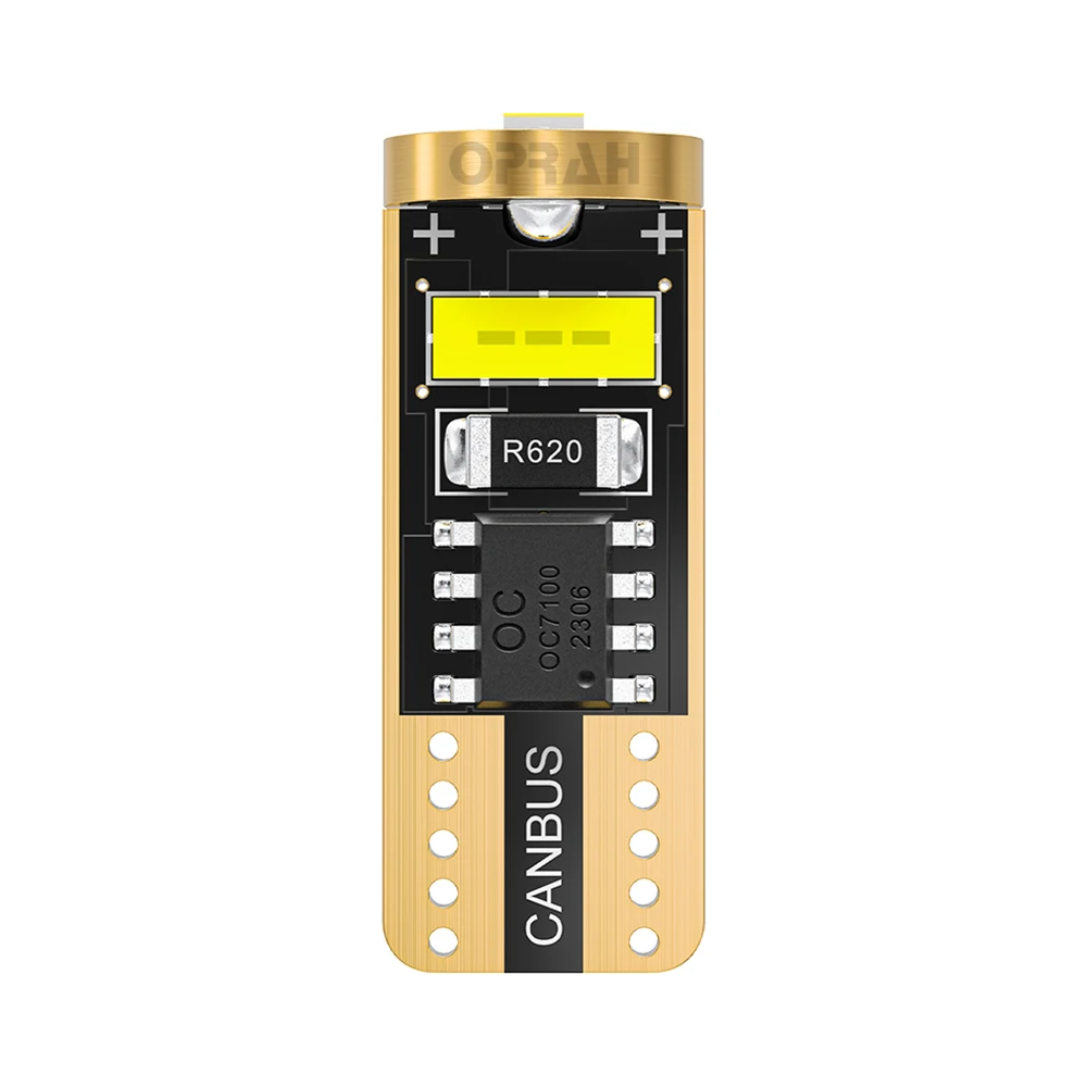 

2 шт., W5W T10 фонари 2055 3 SMD CANBUS