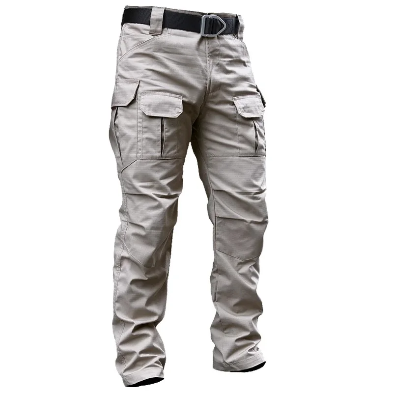 

Military Tactical Cargo Pants Stretch Cotton Casual Work Pants Men's Stretch SWAT Combat Rip-Stop Many Pocket Army Long Trouser