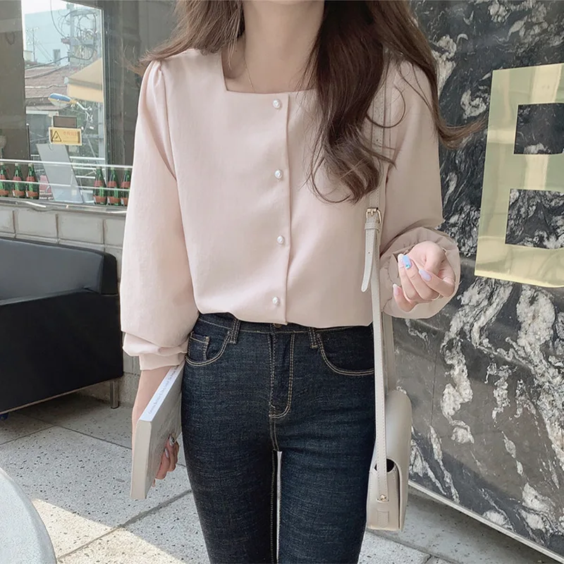 

Women's 2022 Spring New Long Sleeve T-shirt WHITE