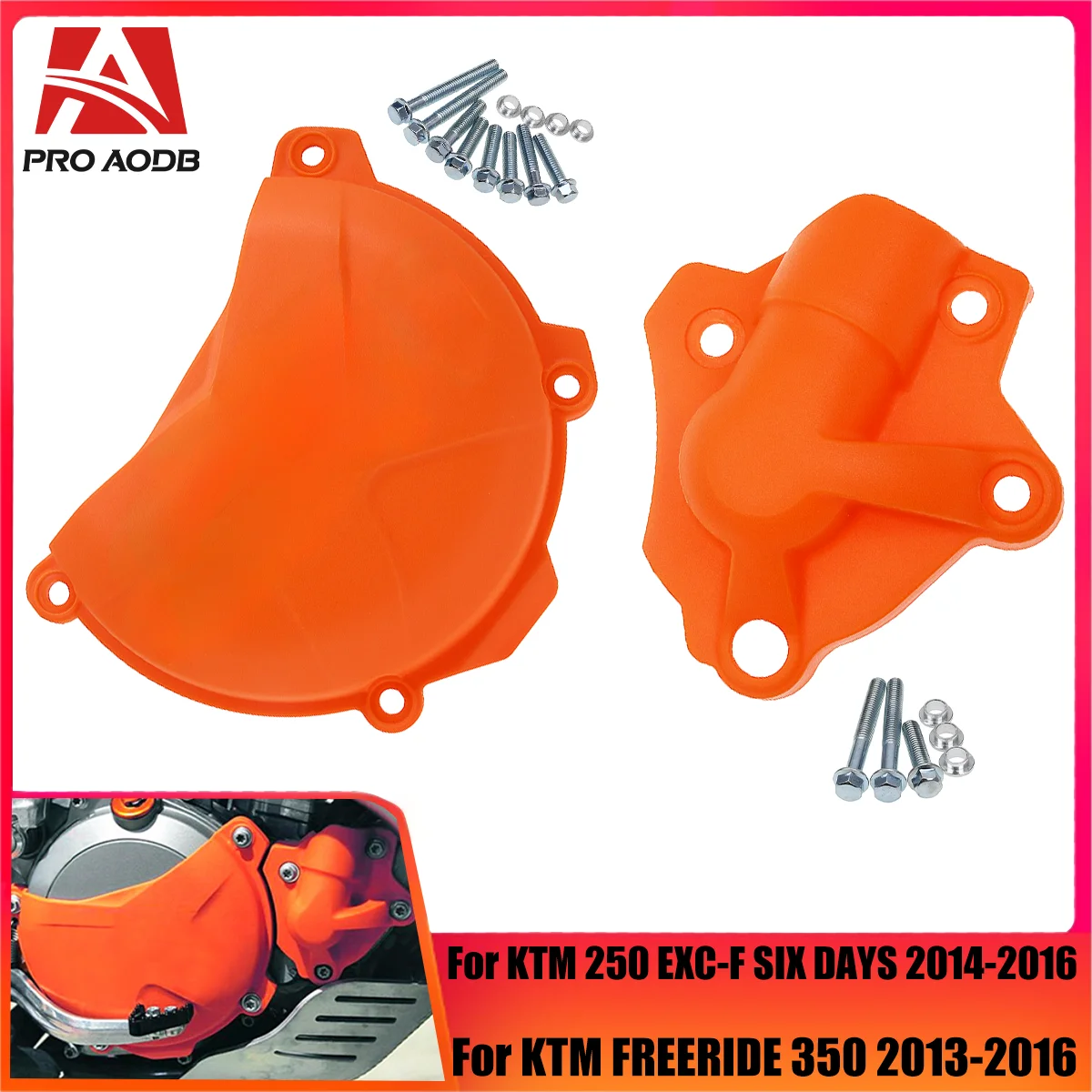 Защитная крышка водяного насоса сцепления для KTM 250 350 SX-F XCF-W EXC-F XC-F SIX DAYS FREERIDE 2012-2016