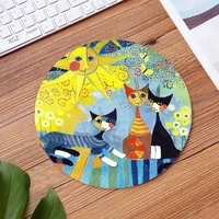 round mouse mats cat complete gaming laptops office desk accessories mouse pad desk mat notbooks keyboard mat desk aesthetic