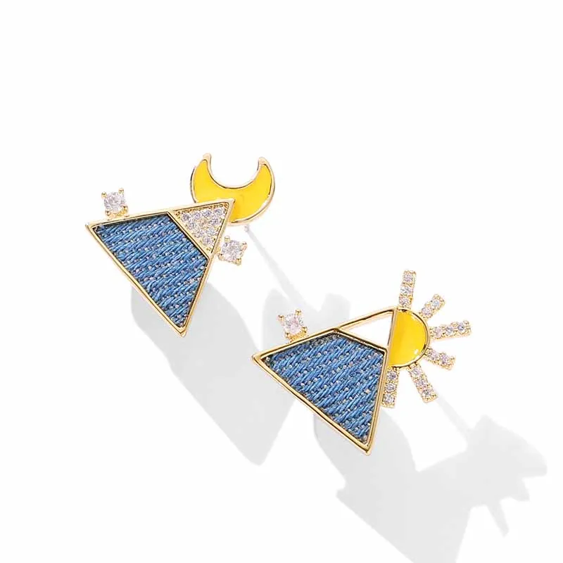 

TS-ED032 Fine 925 Sterling Silver Fine Jewelry Spain Version Bear Jewelry Women's Earrings Wholesale Price Free Shipping