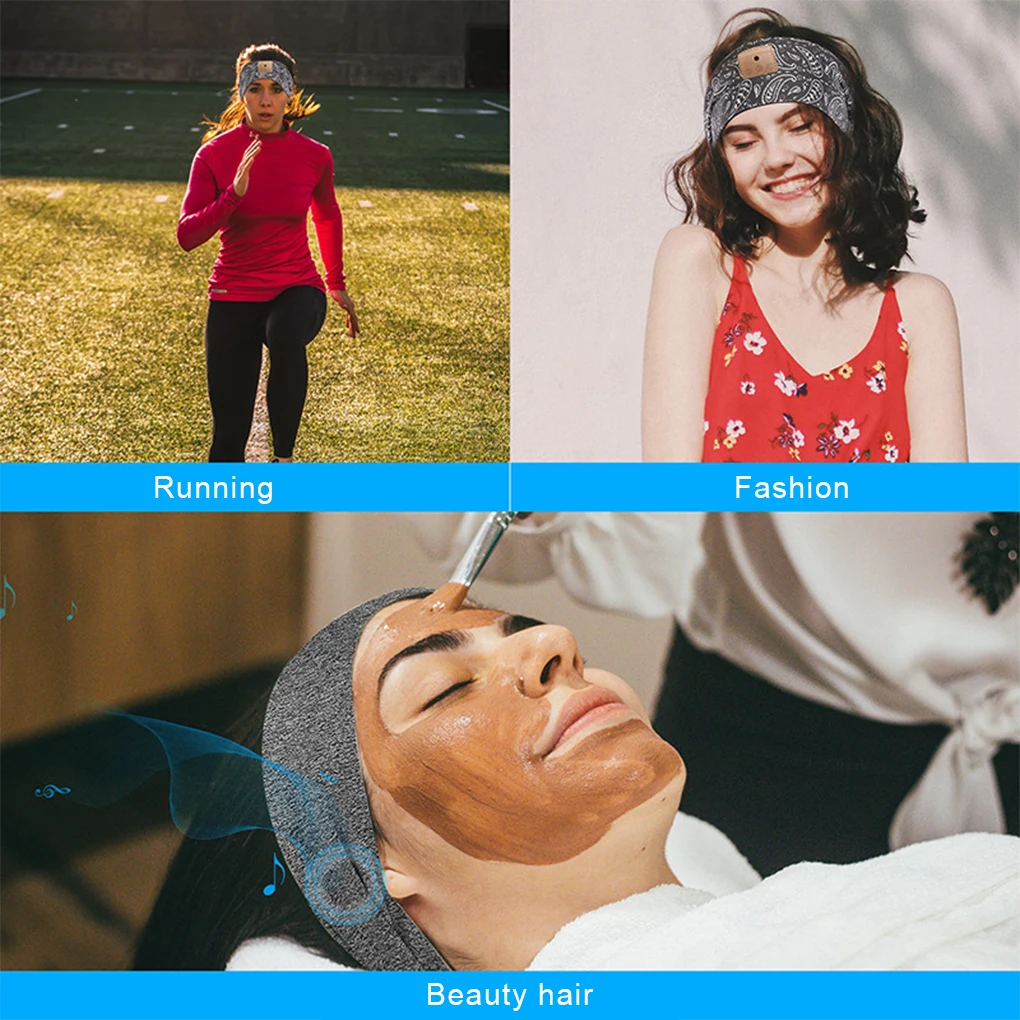 Наушники для сна музыкальный плеер беспроводные стереонаушники с микрофоном