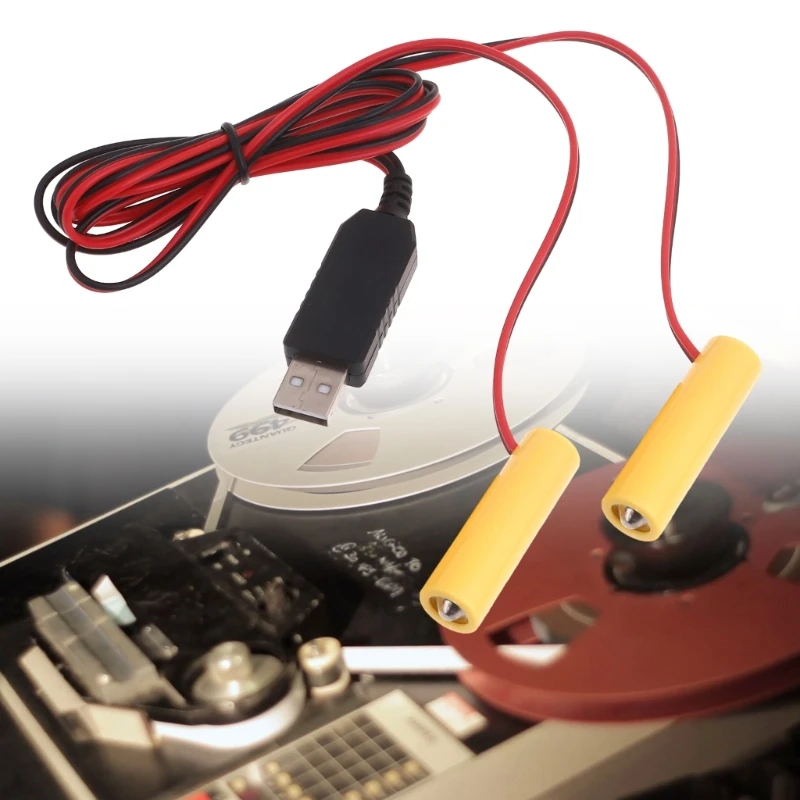 1 5 В 2 в AA LR6 Устранители батарей USB-кабель с питанием для электронной игрушки