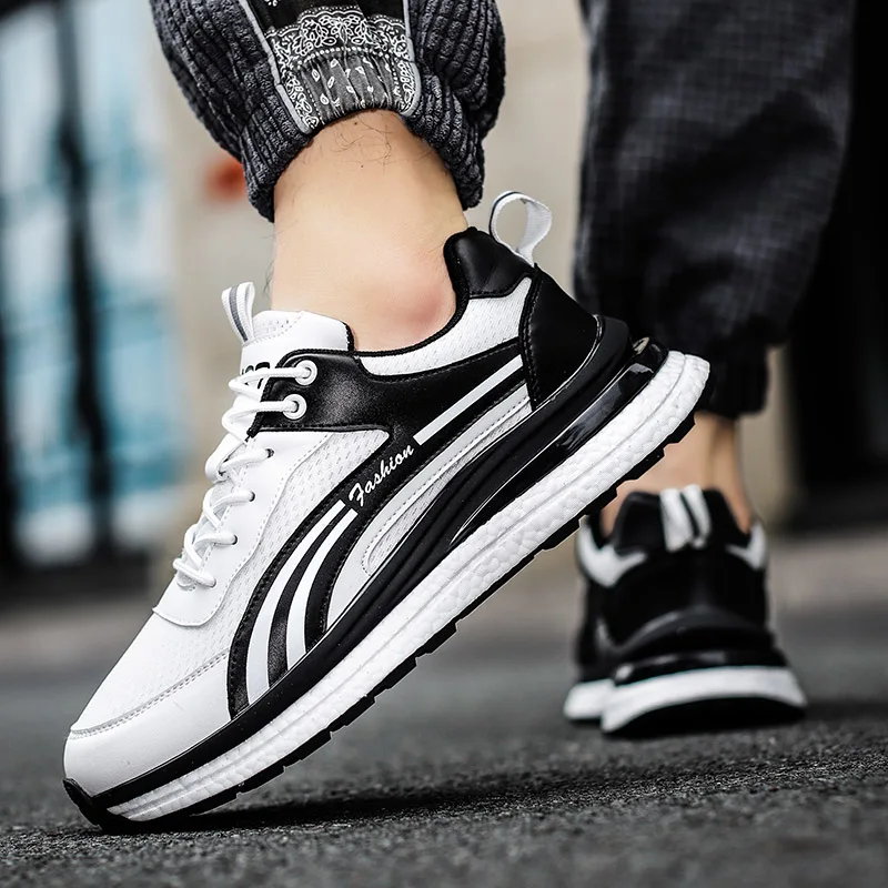 

Men's Casual Sneakers 2023 New Spring Shoes for Men Fashion Versatile Men's Shoes Comfortable Lace-up Non-slip Sneakers Men