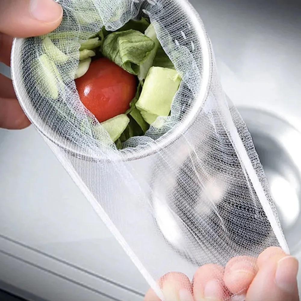 

Sewer Waste Strainer Disposable Kitchen Sink Strainer Rice Residue Sink Mesh Bag Drainage Screen Sink Waste Screen