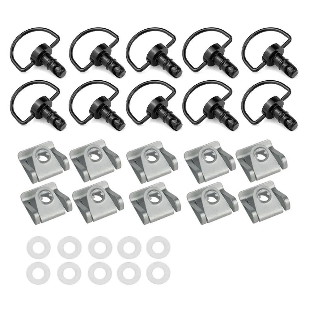 14 мм мотоциклетный быстроразъемный 1/4 D-образное кольцо, поворотный гоночный обтекатель, универсальный крепеж для Honda Yamaha Suzuki Kawasaki Ducati Aprilia