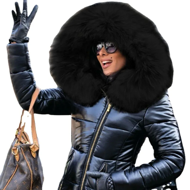 

Autumn and Winter New European and American Women's Cotton-Padded down Jacket Short Women's Cotton-Padded Clothes Warm Jacket