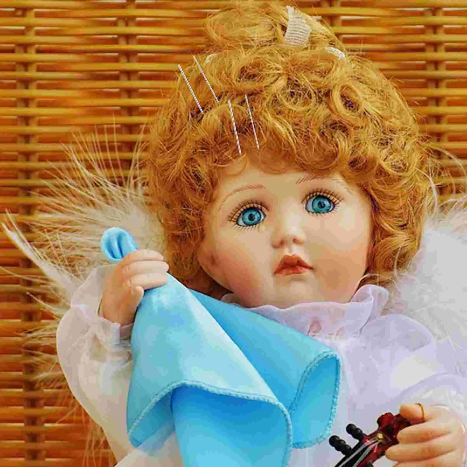 10 шт. флисовый инструмент для пересадки волос инструменты вьющихся иглы