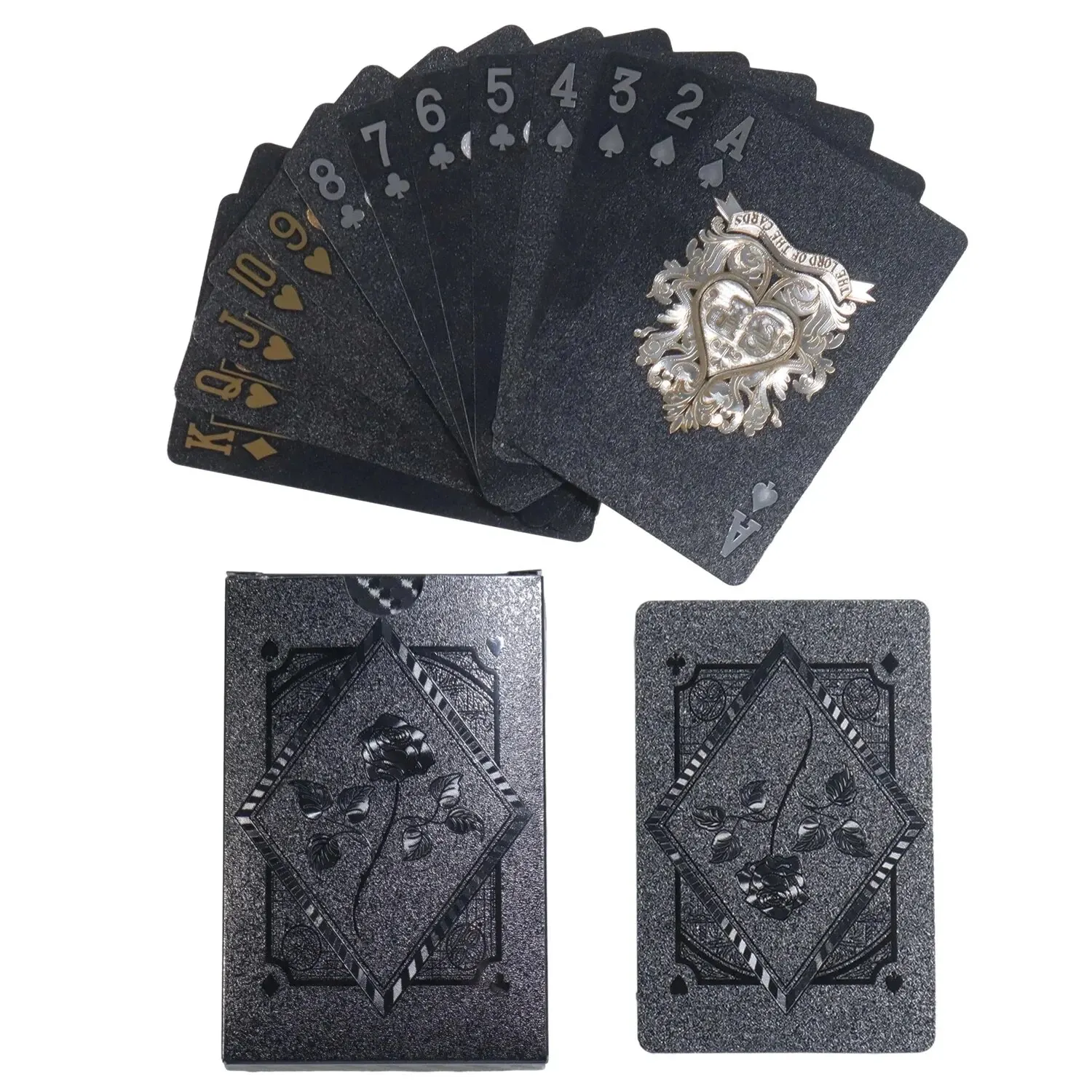 

Водонепроницаемые игральные карты Black Rose