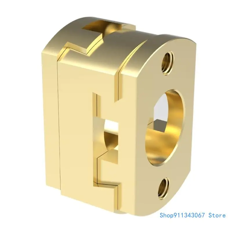 3D-принтер муфта для T8 винт оси рассадник Vzbo квадратная латунная Ender3 V2 CR10/CR10 Прямая