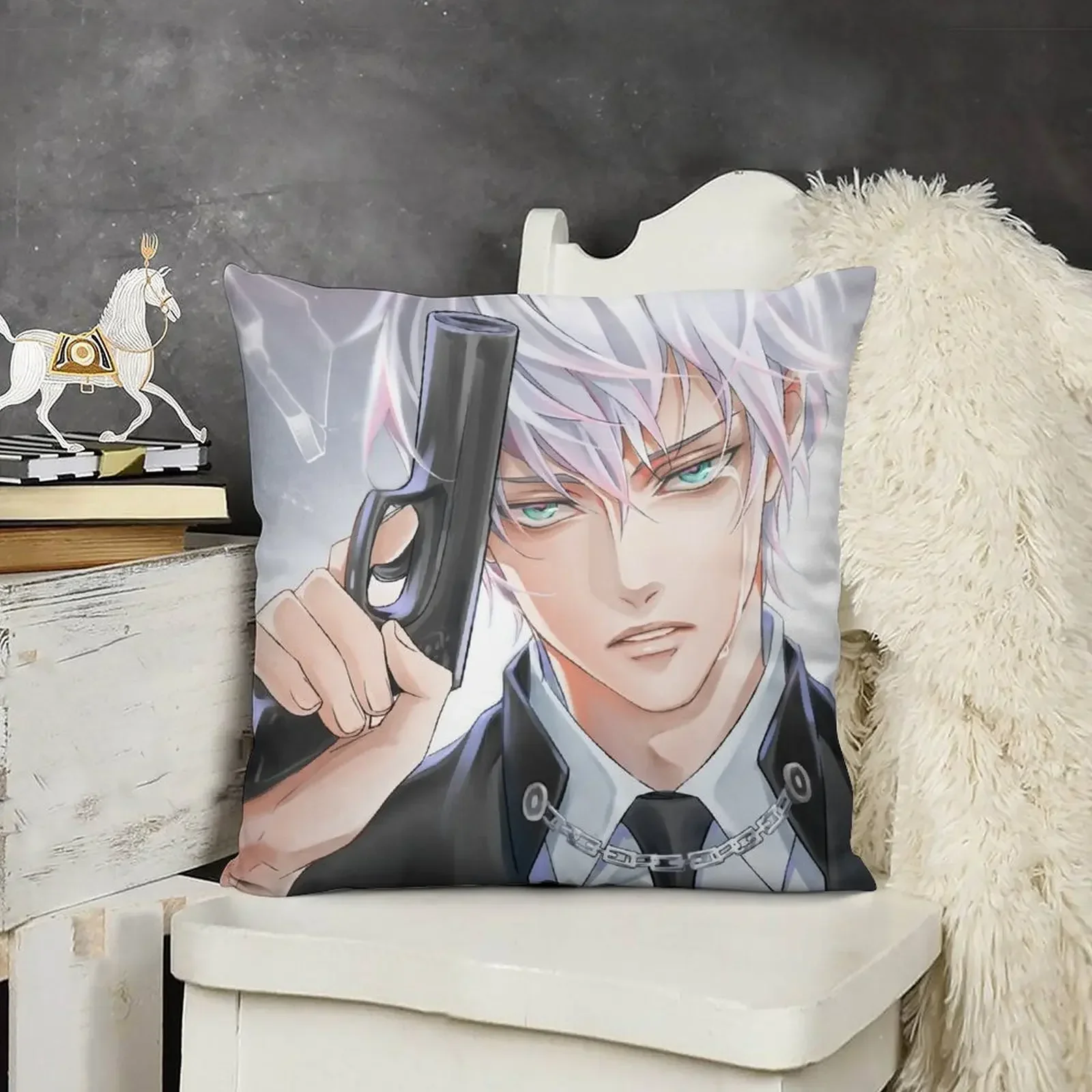 Saeran - Mystic Messenger Декоративная подушка Наволочки Подушка