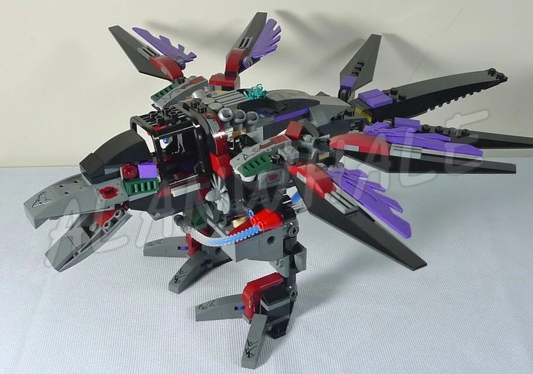 412 шт. Chima Razar's CHI Raider Temple Eagle Tribe's Defenses Poseable Wings 10060 строительные блоки игрушки