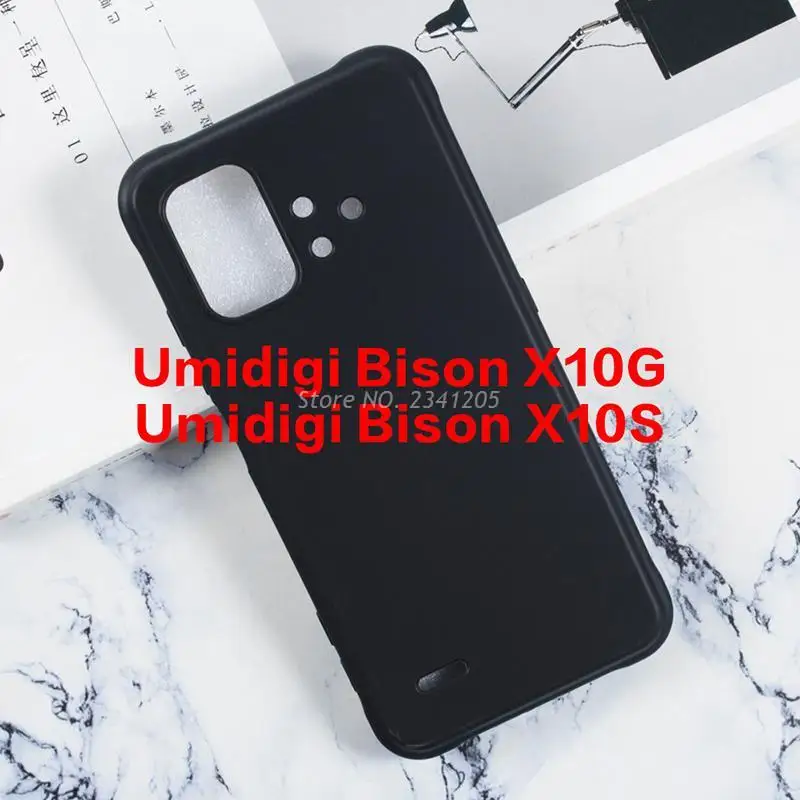 

Plain Transaprent Phone Case For UMIDIGI Bison X10G NFC Soft Black TPU Phone Fitted Case for UMIDIGI Bison X10S NFC Silicon Caso