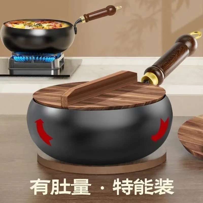 

Большая чугунная сковорода- Wok eelhoe