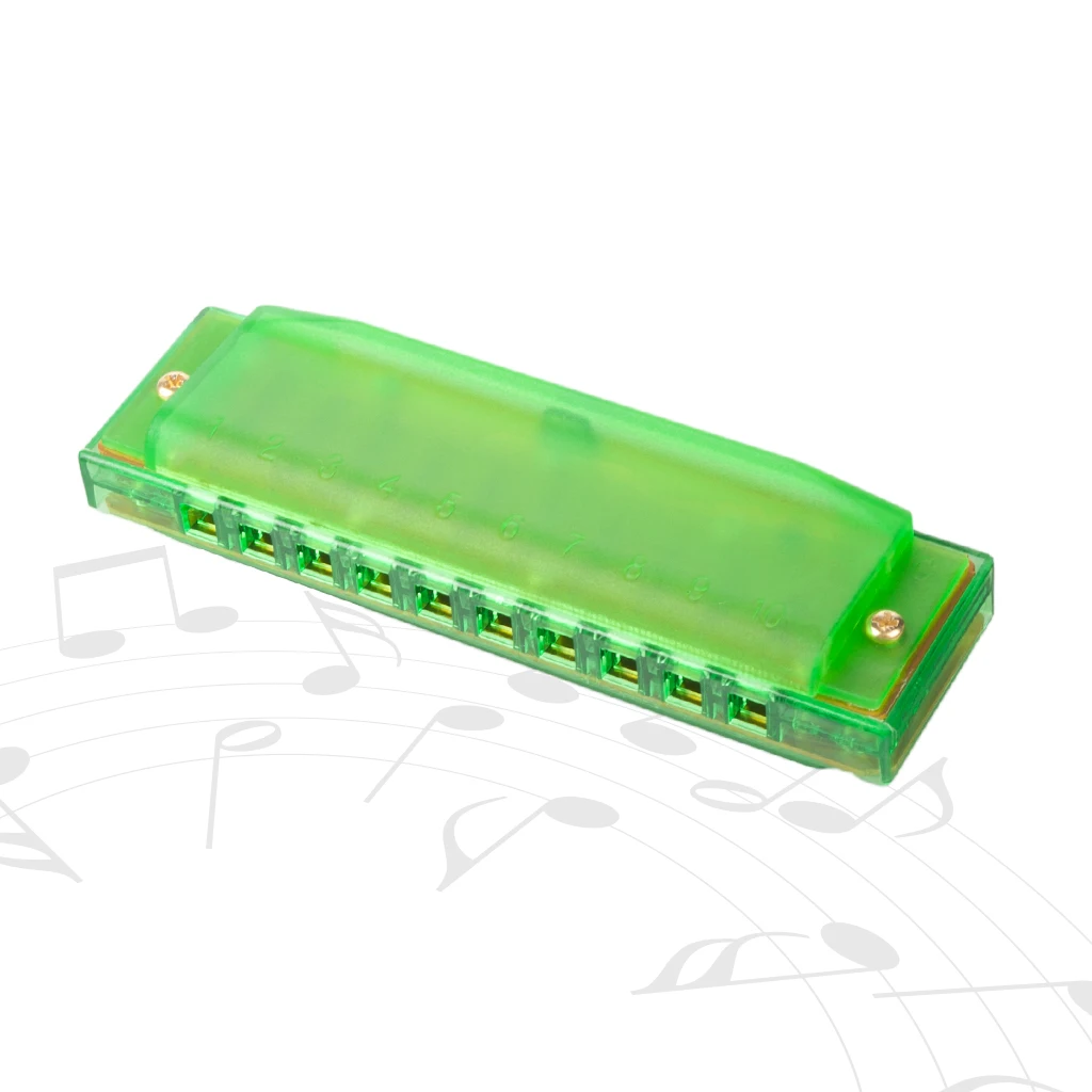 Детская Гармоника C Key пластиковая с 10 отверстиями развивающие игрушки для