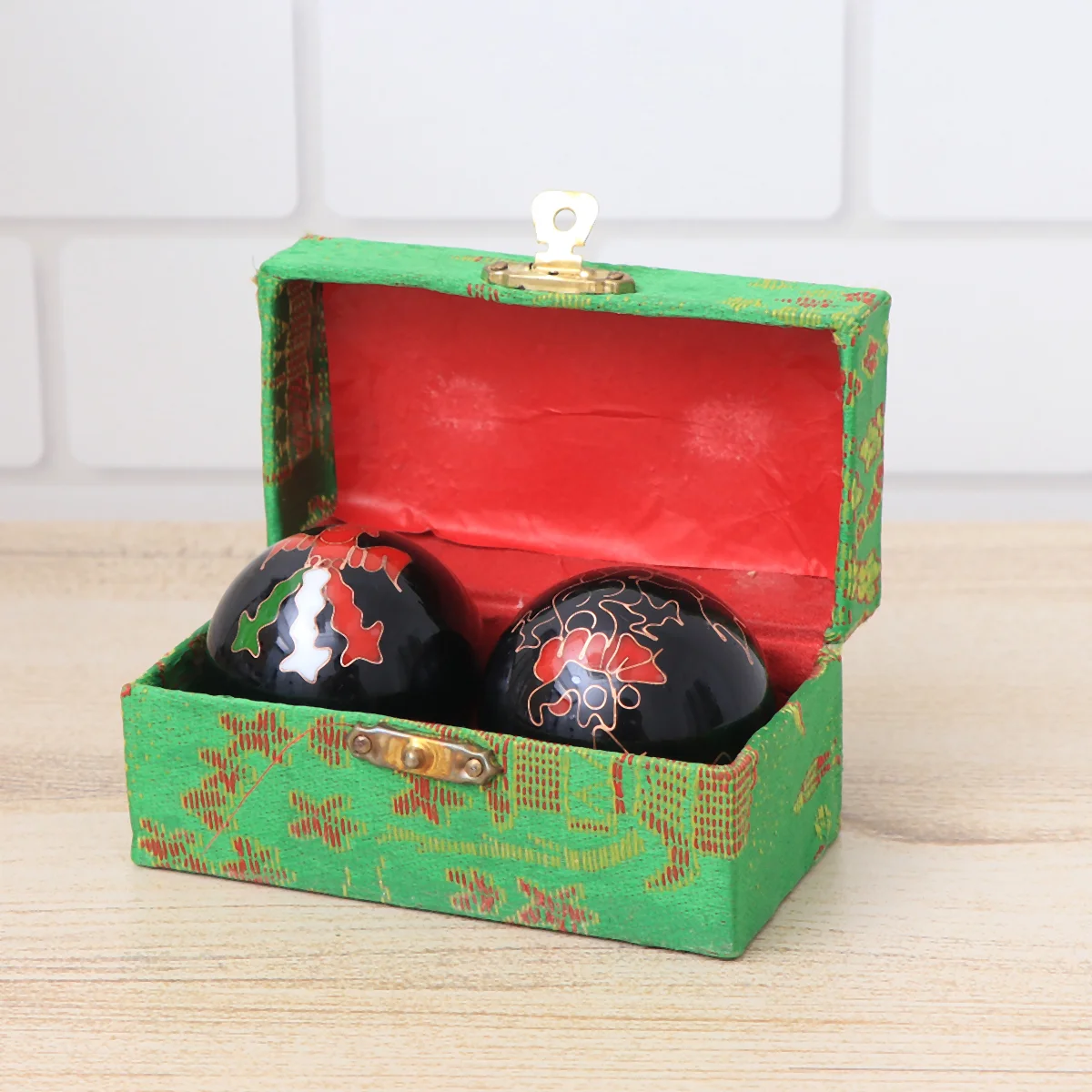 

Baoding Chinese Handmassage A Pair Exercisesmall Pretty Color Chiming