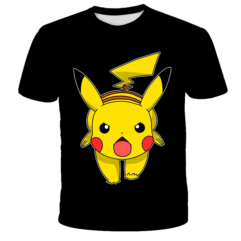

fashion baby boy T-shirt kids T-shirt top kids Pokemon shirt cartoon casual print costume kids costume Pokemon shirt