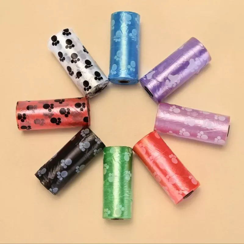 

2023NEW Roll Pet Dog Poop Bags For Dog Cat Toilet Clean Up Outdoor Waste Garbage Cleaning Bag Home Garbage Bag Carrier Pet Suppl