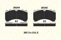 

Код магазина: B2924429835 для заднего фрикционного тормоза, заднего фриктора, ACTROS MP4 10 AROCS ANTOS 1842