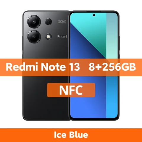 Смартфон XIAOMI Redmi Note 13, 6/128ГБ, 8/128ГБ, 8/256ГБ, global