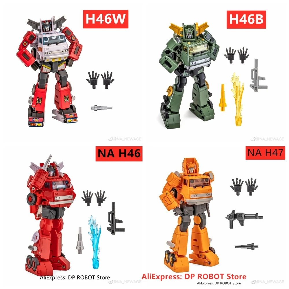 

NEW IN STOCK Transformation NewAge NA H46 H47 H46W H46B Wildfire Inferno Backdraft Fire Truck Grapple Daedalus G1 Action Figure