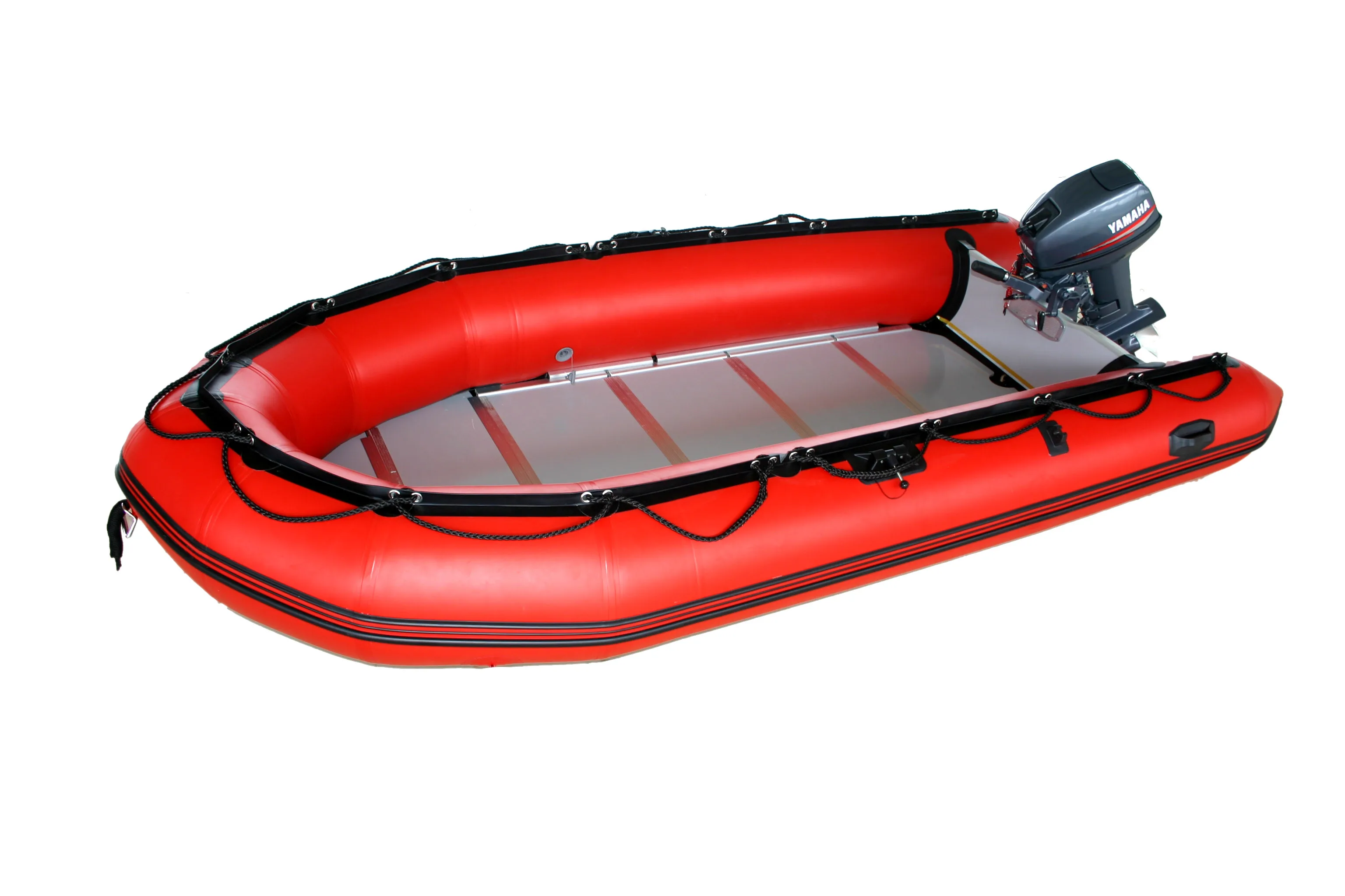 Надувная лодка Резиновая спасательная для рыбалки и гребли Алюминиевый пол из