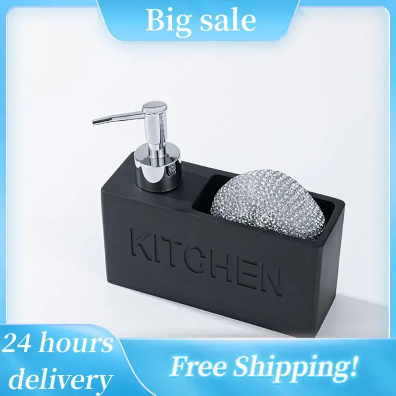 

Modern kitchen accessories Soap Dispenser Set Liquid hand soap dispenser pump bottle brushes Holds and Stores Sponges Scrubbers