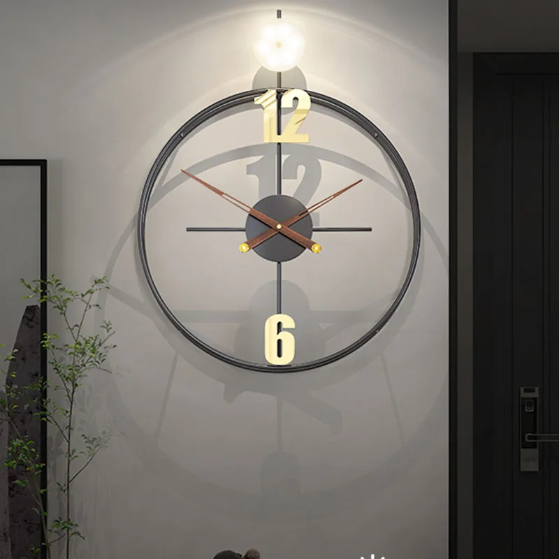 

Nordic Vintage Wall Clocks 3d Interior Living Desk Digital Nordic Wall Clocks Living Room Large Horloge Desk Ornaments WW50WC