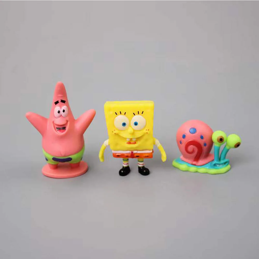 Набор игрушек для детей 3-6 штук фигурки Bobs Патрик звезда Юджин Соболь