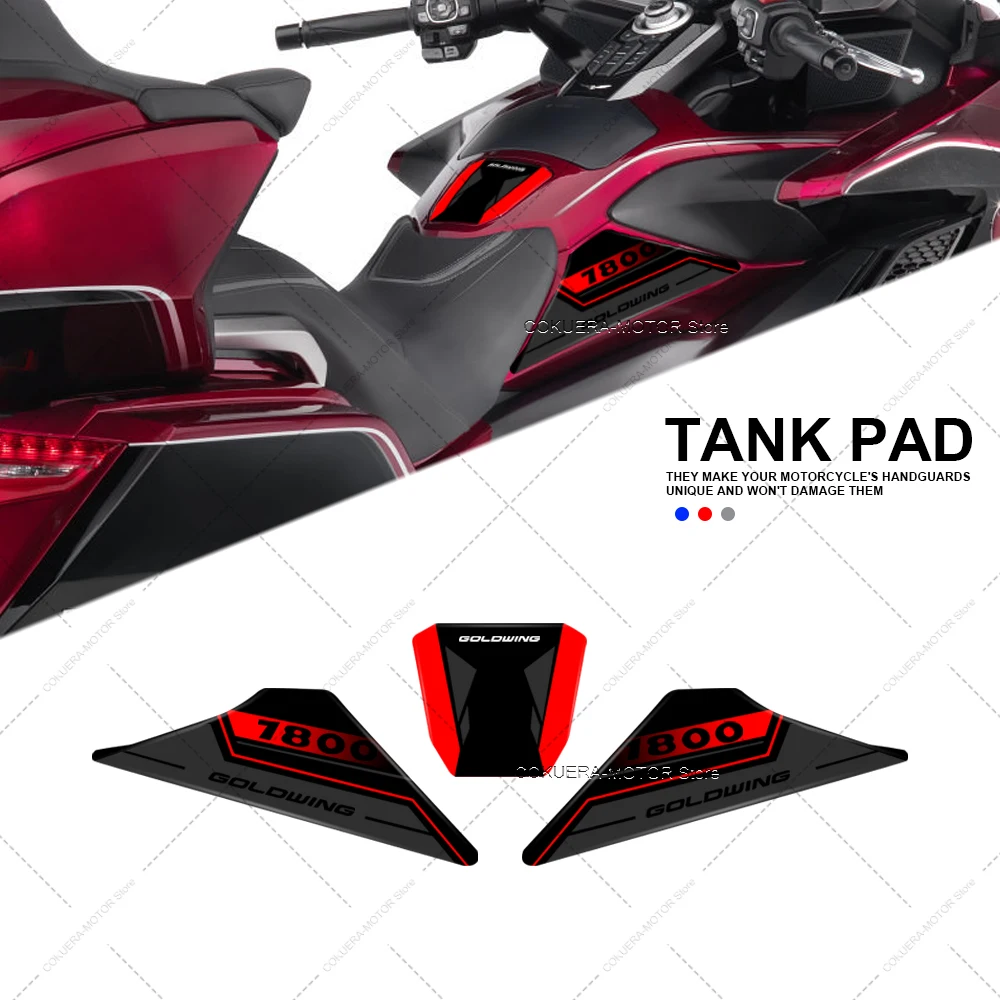 Защитная резиновая 3D наклейка Eopxy для мотоцикла Honda GoldWing 1800 Gold Wing GL1800 F6B 2018-2023
