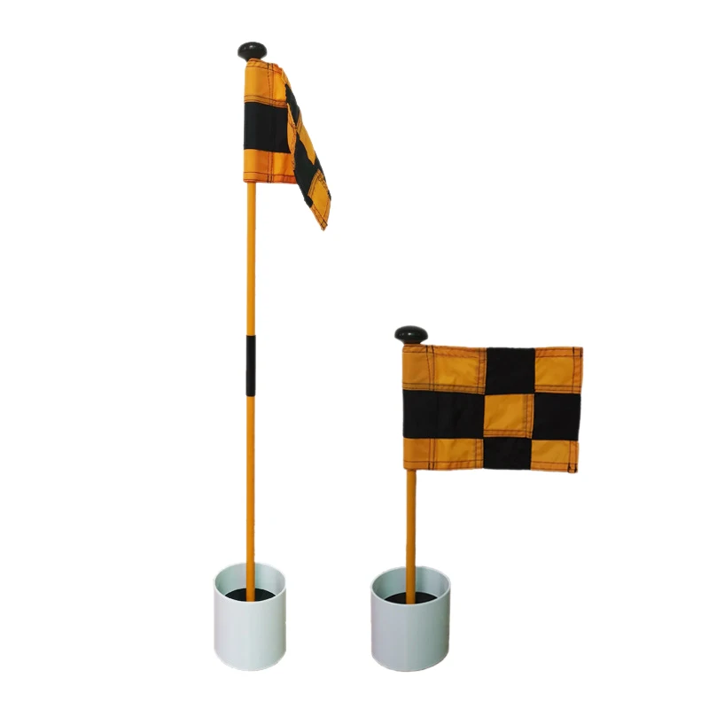 82CM Backyard Practice Golf Hole Pole Cup Flag Stick Golf Putting Green Flagstick Golf Flag and Flagpole Golf Hole New